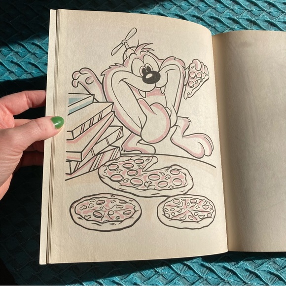 1990s Tiny Toon Paint With Water Books - Picture 6 of 16